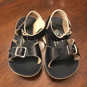 Navy Blue Salt Water Sandals